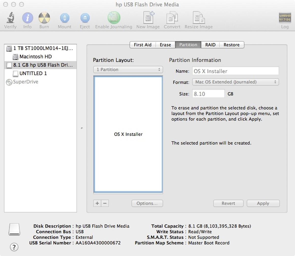 make a bootable drive for mac format
